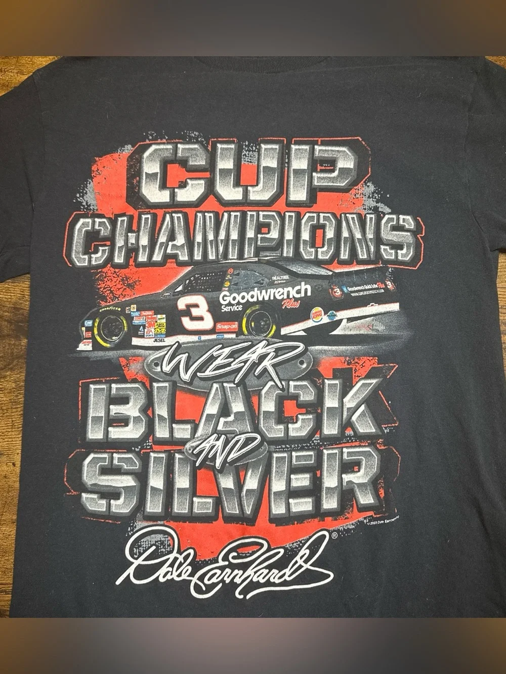 NASCAR Dale Earnhardt black t-shirt